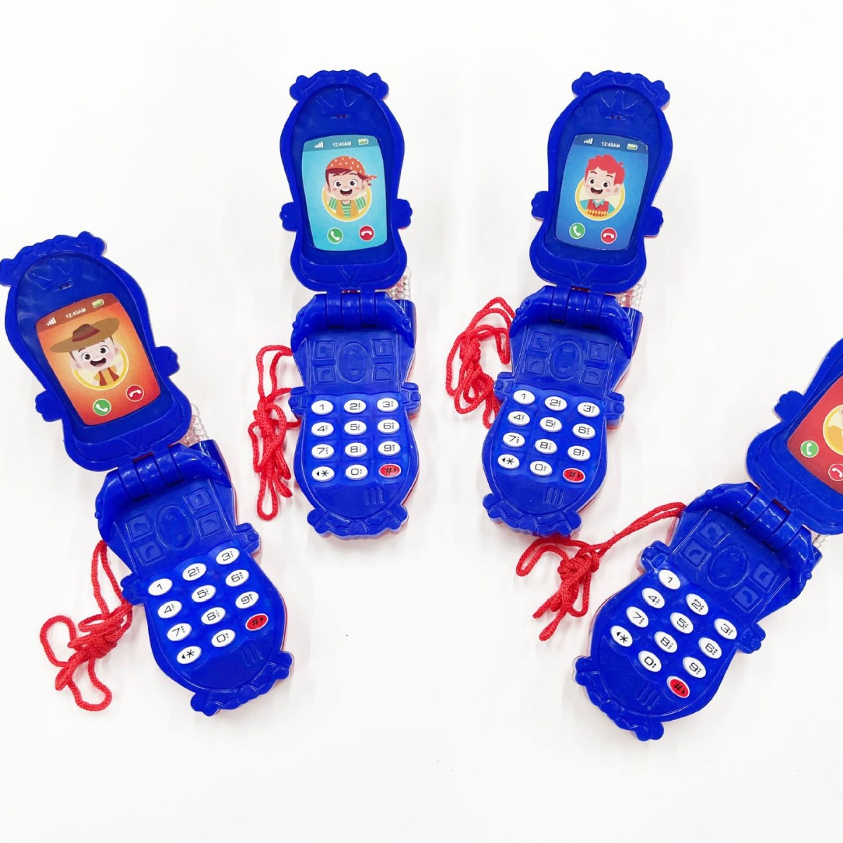 Cross-Border Children's Flip Phone Toy Two-Year-Old Baby Mobile Phone Mini Mobile Phone Smart Early Education Music English