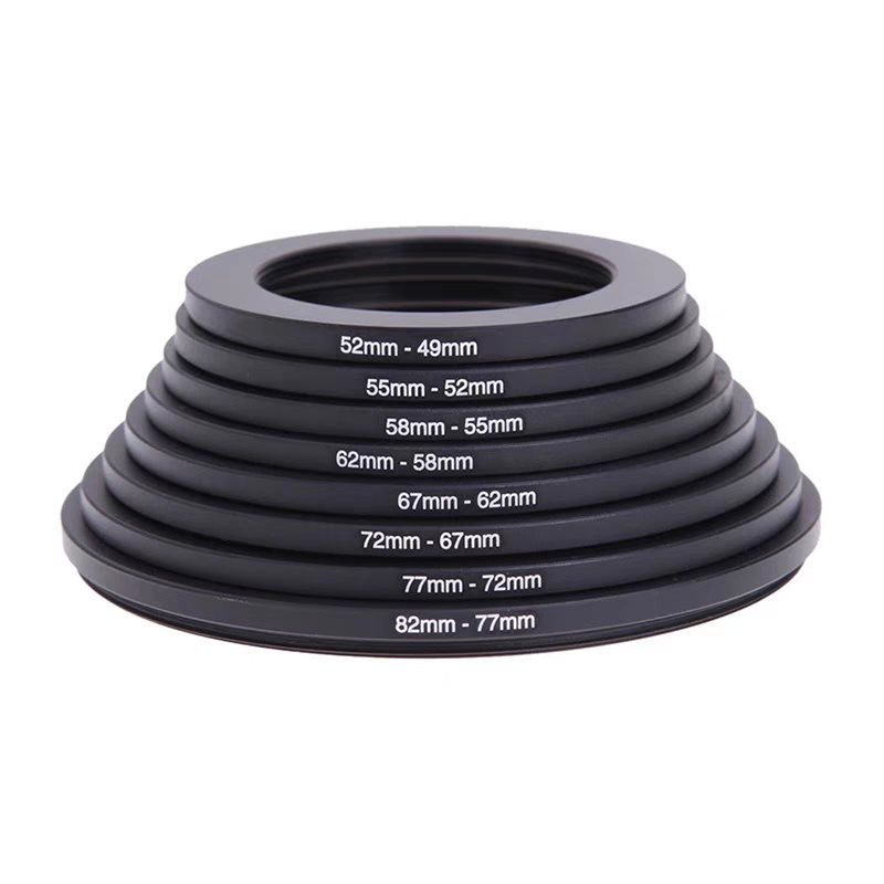 Reverse Connection Adapter Ring 37-49-52-55-58-62-72-77-82mm Small to Large to Small Filter Adapter Ring