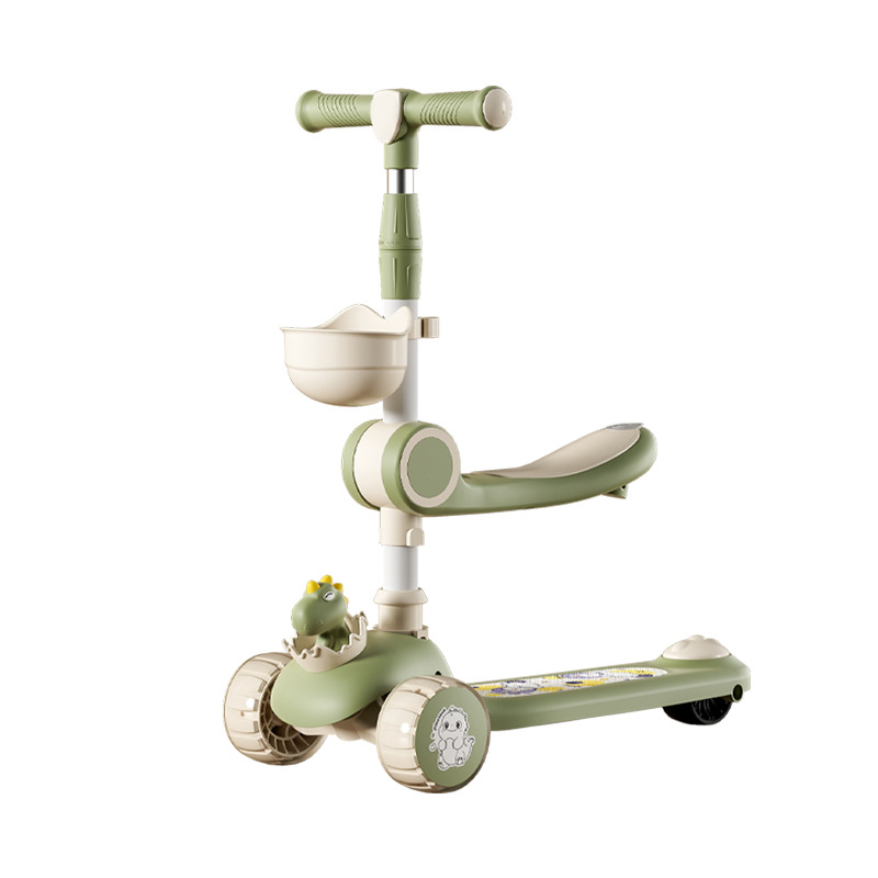 Scooter Children 1-3-5 Years Old Baby Scooter Kids Slippery Car Three-in-One Slippery Scooter