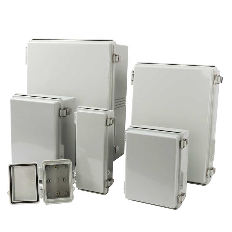 Outdoor Water Distribution Box Abs Plastic Stainless Steel Buckle Power Monitoring Display Equipment Junction Box Shell