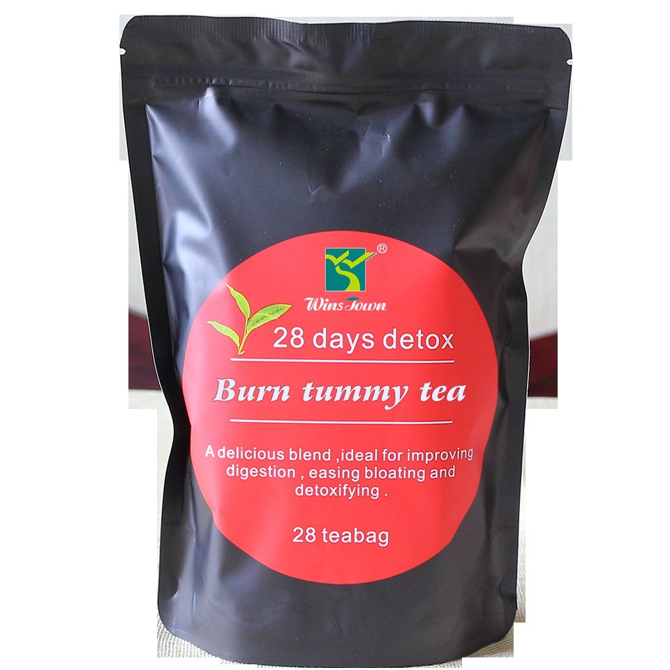 Cross-Border 28 Day Bury Tummy Slimming Tea Flat Belly Tea Weight Loss Tea
