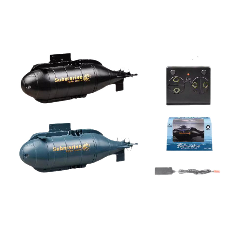 Cross-border mini wireless remote control submarine six-channel remote control boat rechargeable male electric remote control toy boat model