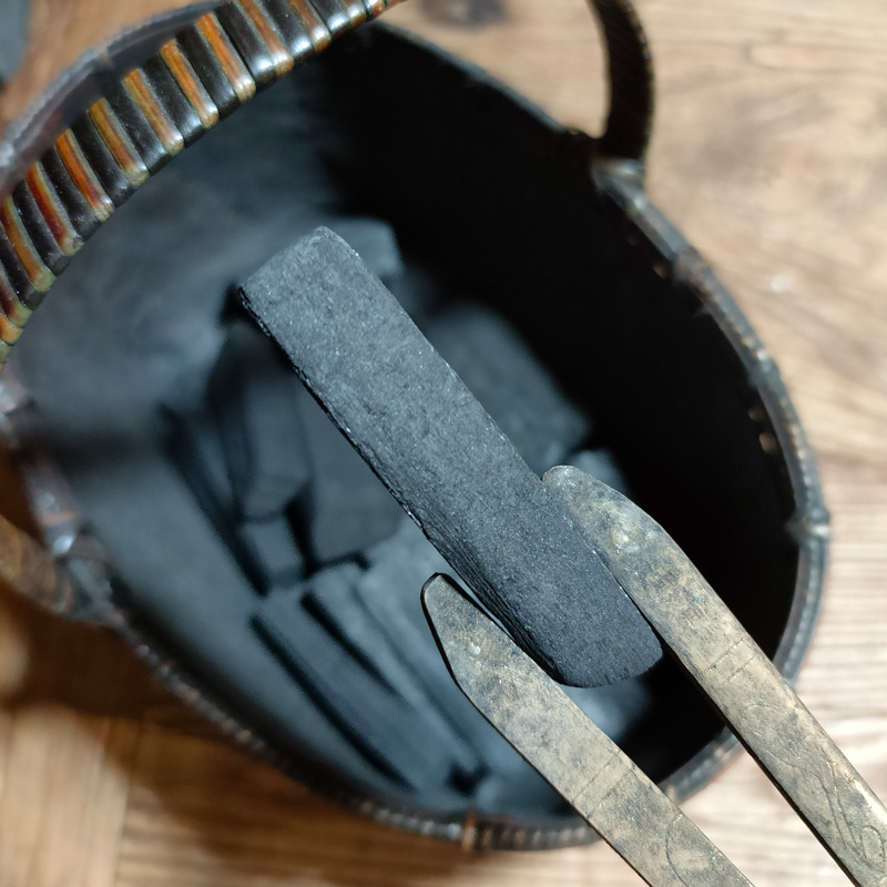 Gongfu Tea Boiling Charcoal Encircling Furnace for Boiling Tea Household Fast-burning Fruit Charcoal Tea Room Smokeless Carbon Block Charcoal Stove Selected Ephedra Charcoal