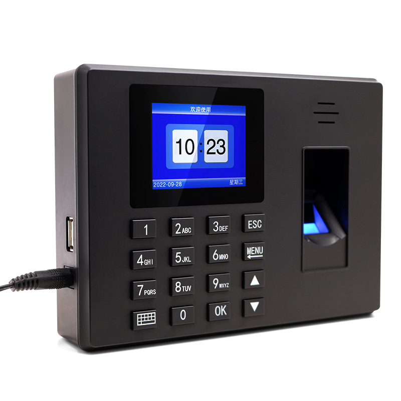 Attendance Machine F06 Fingerprint Identification Cross-night Shift Schedule 25 Foreign Languages Intelligent Report Generation