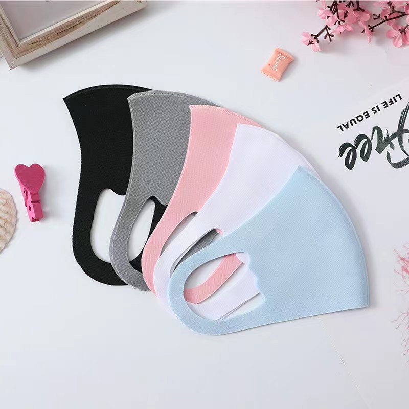 Star Ice Silk Mask Space Cotton Mask Anti-Haze Dust-proof Sunscreen Fashion Mask Washable Cotton Cloth Mask