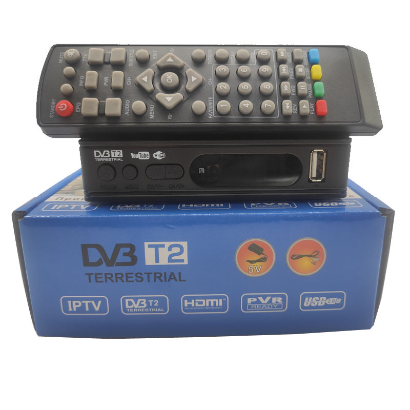 Hot-Selling Spot Southeast Asia Dvb-T2 Tv Set-Top Box Fta Receiver H.264 Hd Set Top Box