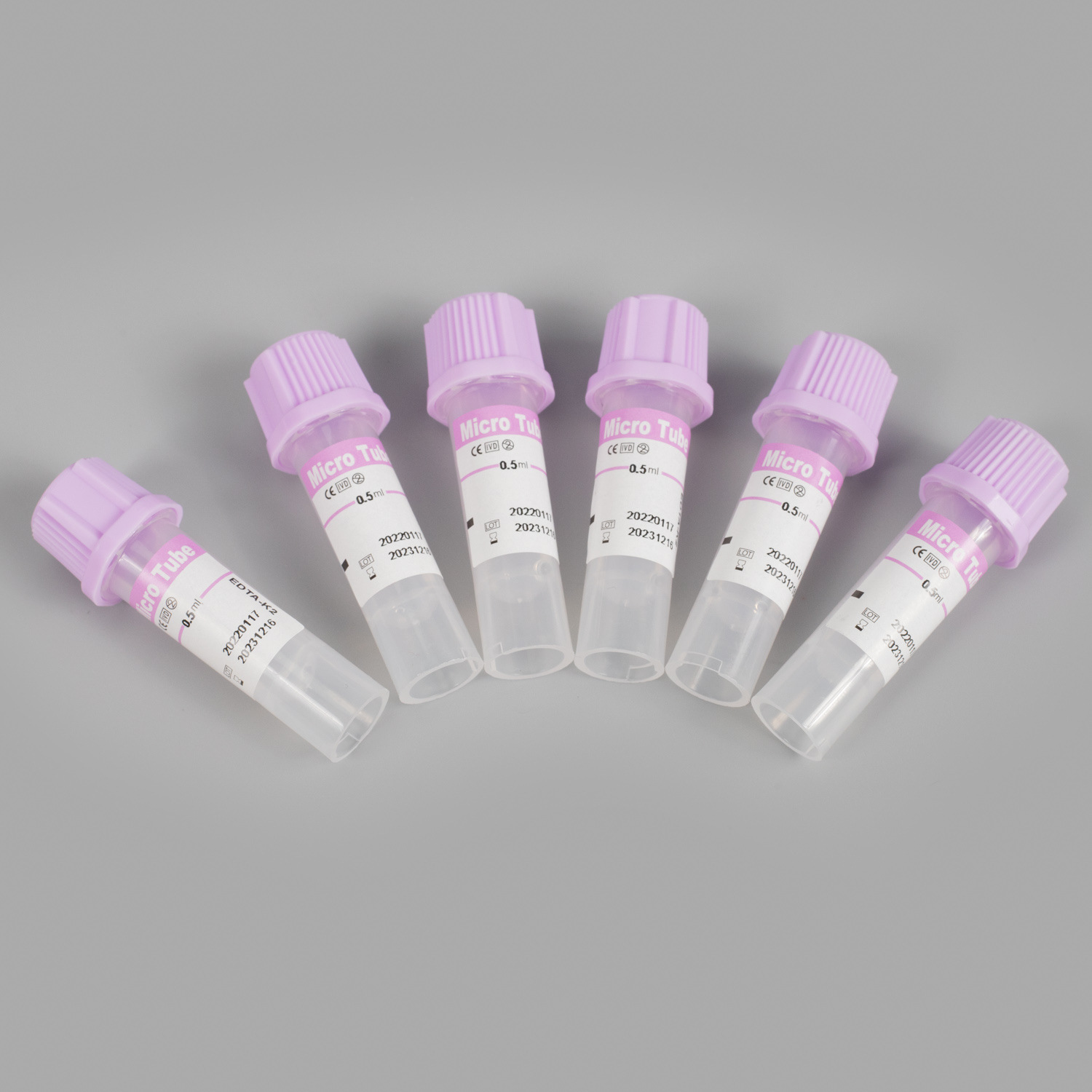 Одноразовые медицинские принадлежности Xinling микро сосуды крови Edta K2 K3 для детей 0.5-1 мл