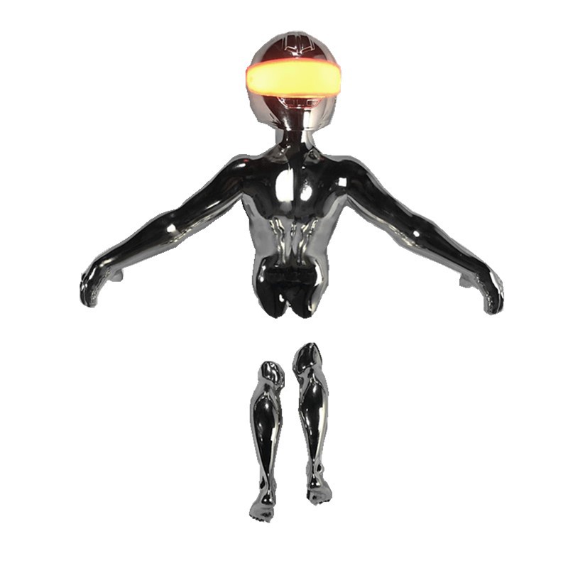 Modern Ornaments Ai Machine Robot Wall Hanging Wall Decoration with Lights High-End Bar Ktv Clubhouse Background Wall Decoration