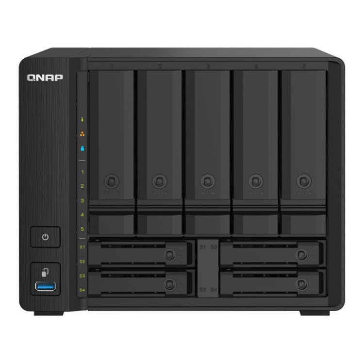 Qnap Qnap Ts-932Px-4G Nine-Bay Enterprise-Class Nas 10Gbe + 10Gbe 2.5Gbe High Speed