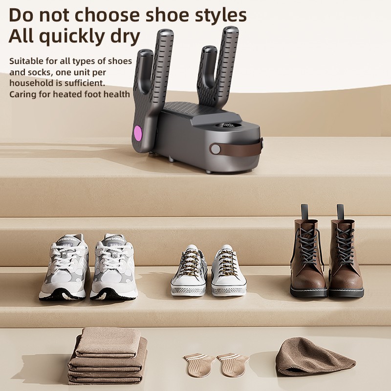 Cross-Border New Shoe Dryer, Shoe Dryer, Folding Shoe Dryer, Telescopic Smart Uv Deodorizing Shoe Dryer