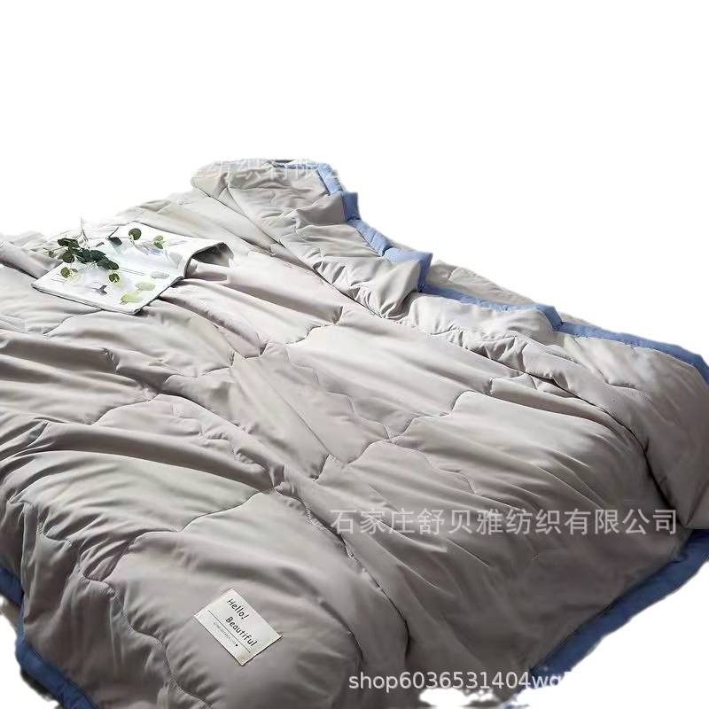 Factory postage wash cotton air conditioning quilt summer cool quilt spring and autumn thin quilt core machine washable single double student summer quilt