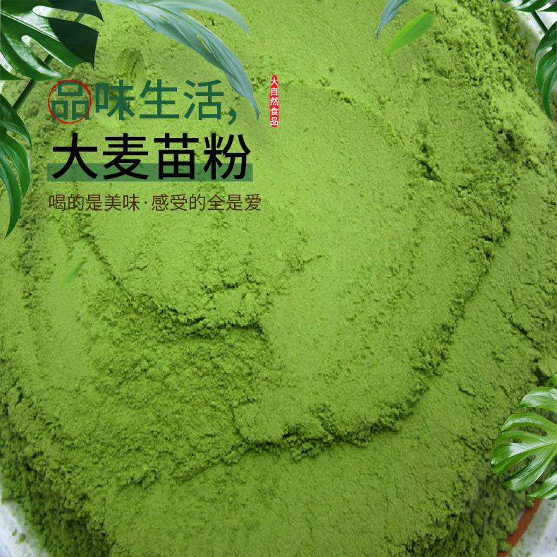 Большая партия порошка из чистых семян ячменя, порошка зеленого сока ячменя, порошка зеленой пшеницы, порошка из соломы пшеницы