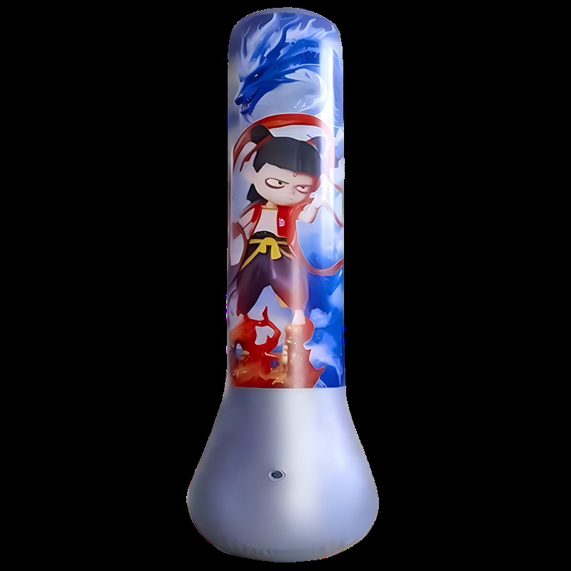 Sandbag Tumbler Decompression Sandbag Home Boxing Training Equipment Kidsren's Fitness Inflatable Taekwondo Boxing Vertical