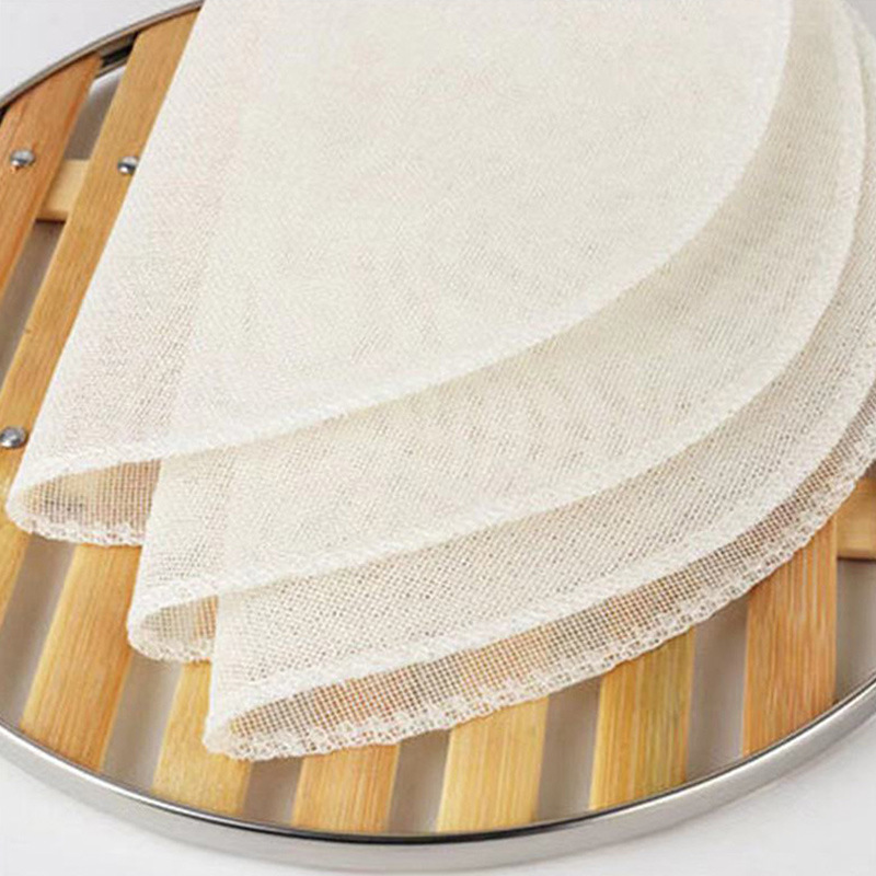 Steamer Cloth, Steamer Mat, Steamed Bun Cloth, Baking Cotton Gauze Cloth, Cotton Steamer Cloth, Non-Stick for Steamed Buns