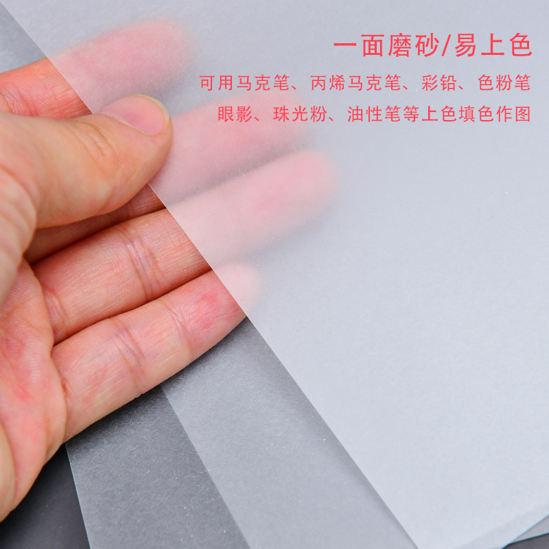 Polished heat-shrinkable sheet shrink sheet color lead hand-painted DIY fine grinding coarse grinding A4/A5 glue drop manual diy jewelry material