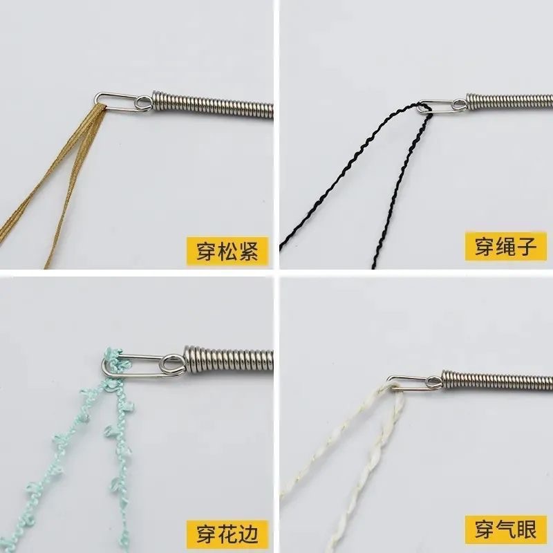 New Bending Rope Wearing Tool Multifunctional Spring Eyes Wearing Clothes Rubber Strand Wearing Tightening Auxiliary