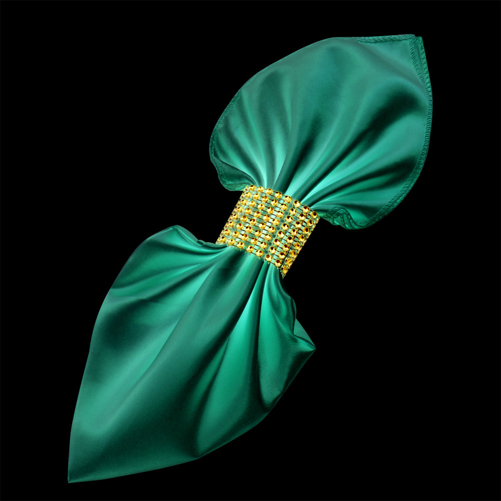 Cross-Border Exclusive Supply of 8 Rows of Rhinestone Napkin Rings for Hotel Table Settings, Amazon Best-Selling Table Decoration Supplies