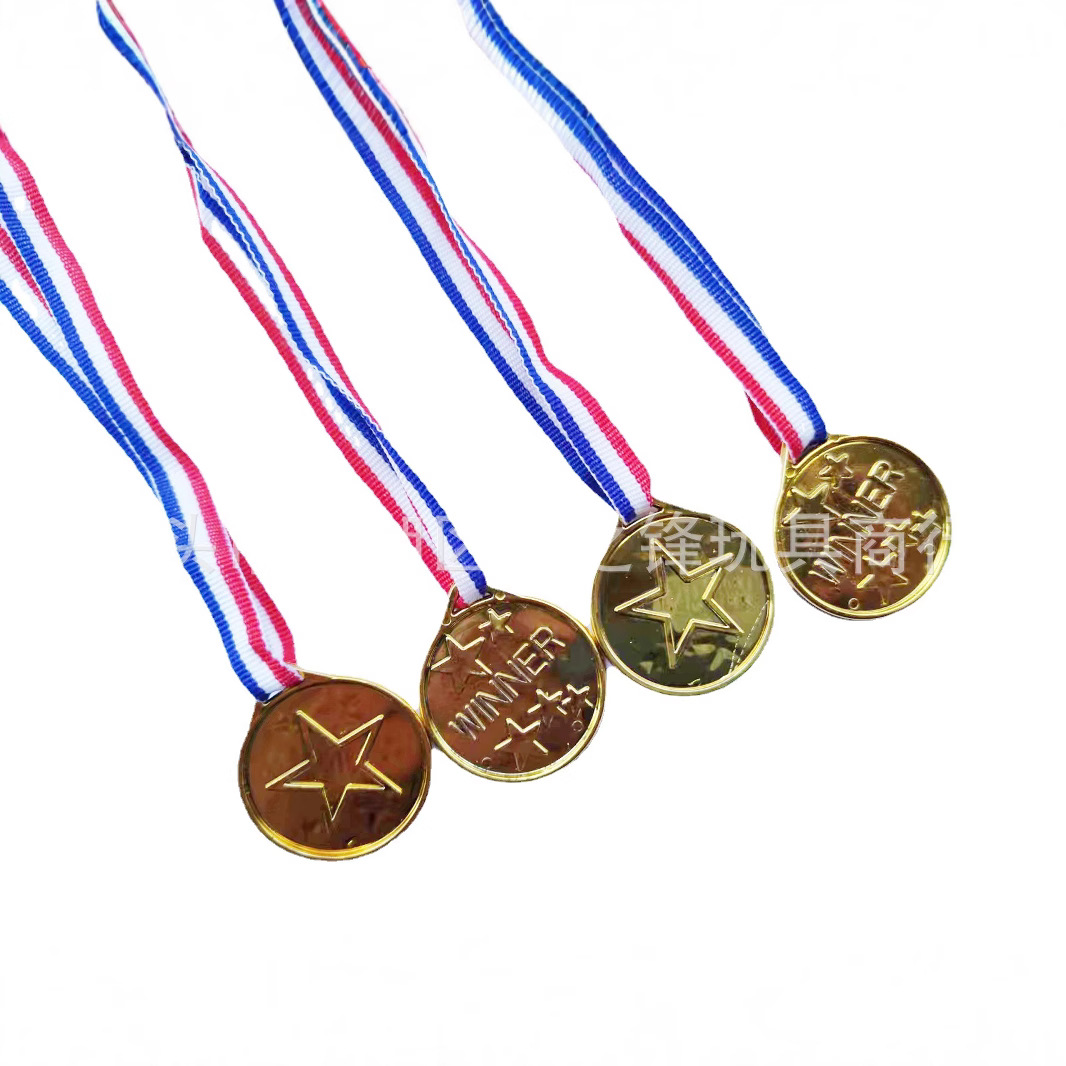 Children's Medal Sports Competition Gift Toys Cross-border Special Operated Medal Plated Medal
