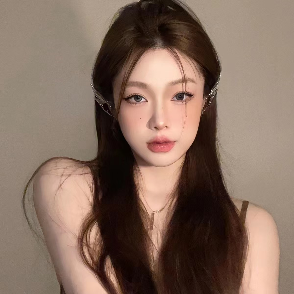 Cross-Border European and American Style Butterfly Elf Earrings, Personalized Trendy Design Metal Earrings, Sweet and Cool Hot Girls New Retro Earrings