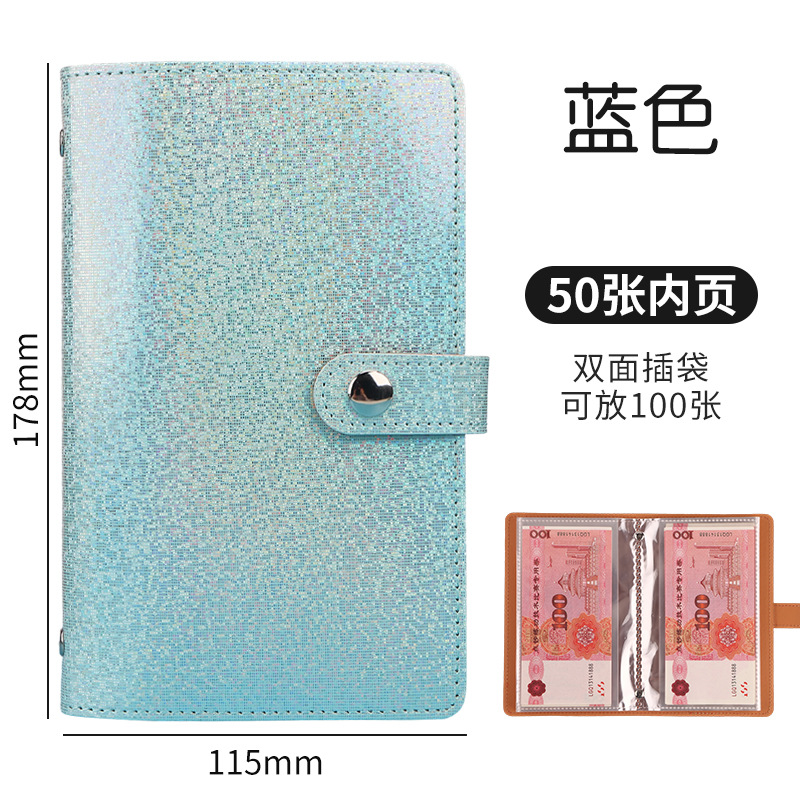 Эксклюзивная версия 2025 года Книга для экономии денег Сборник банкнот и монет Сумка для хранения памятных банкнот Карман для карт Кошелек для монет