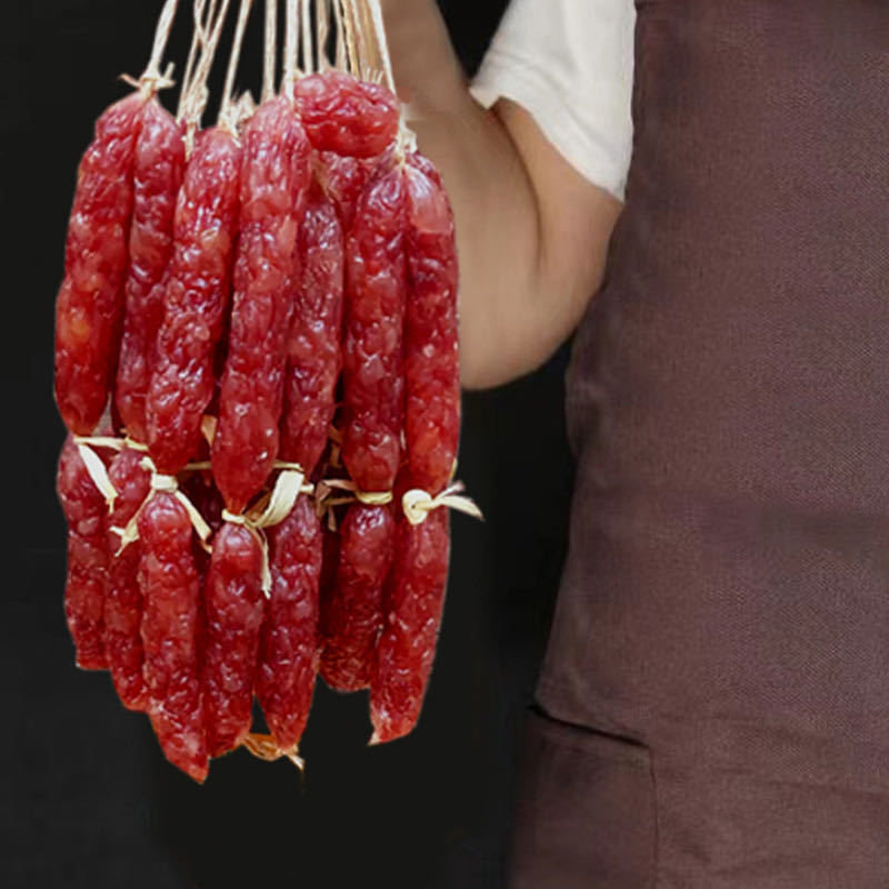 Sausage Wedding Cantonese-Style Cured Sausage Zhongshan Specialty Gift Cured Meat Bulk Traditional Flavor Tasting Pack Bulk Cured Sausage