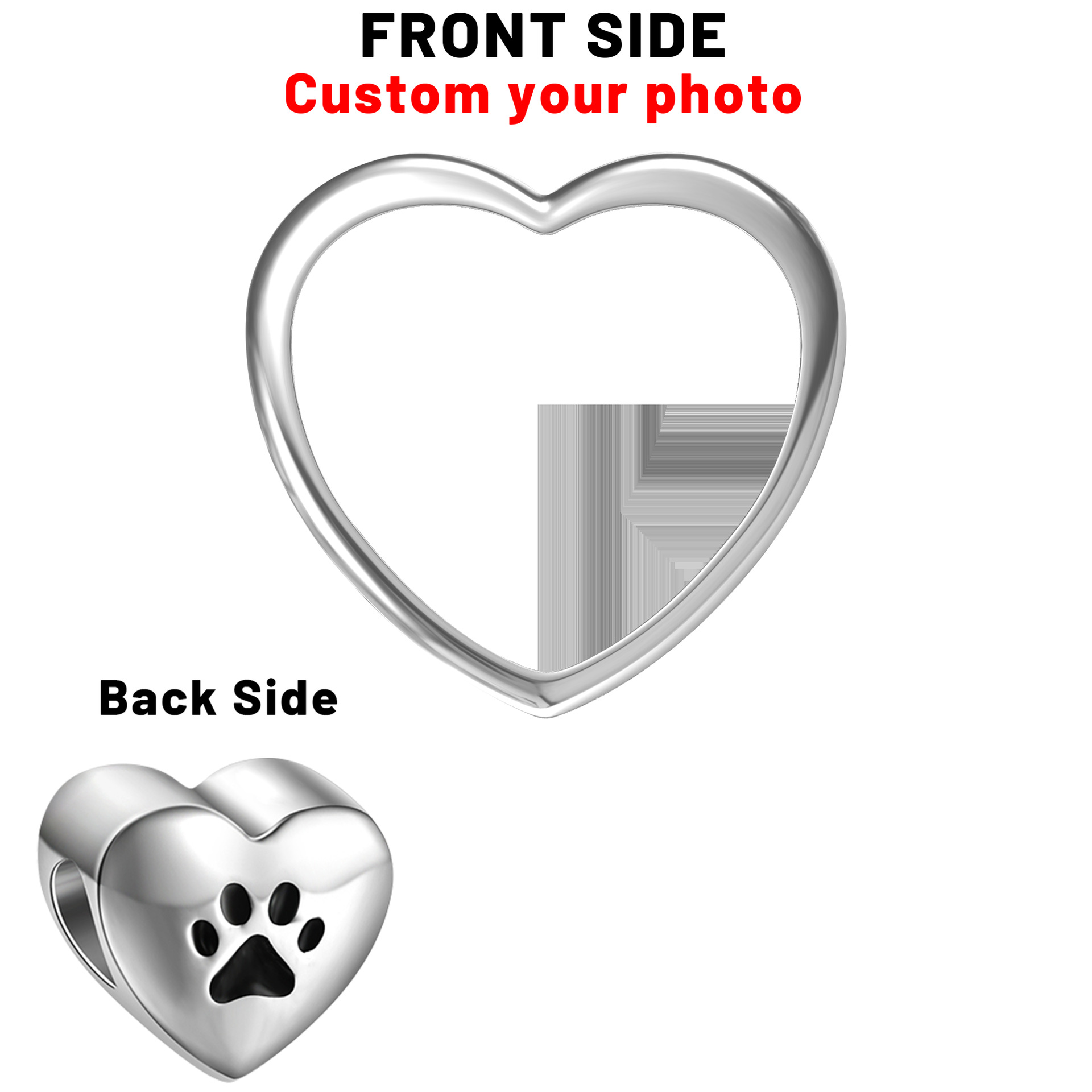 DIY Beaded Bracelet Necklace Dual-use Accessories S925 Sterling Silver Beads Sticker Photo Foreign Trade in stock Wholesale