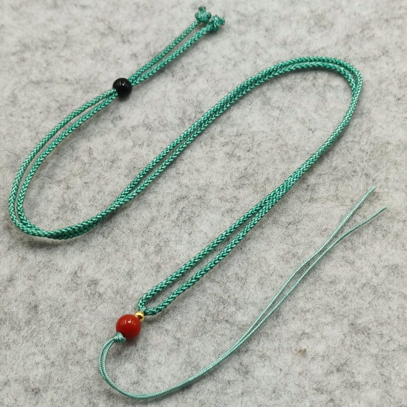 String pendant lanyard Jade rope hand-woven jade necklace rope halter pendant rope adjustable jewelry lanyard