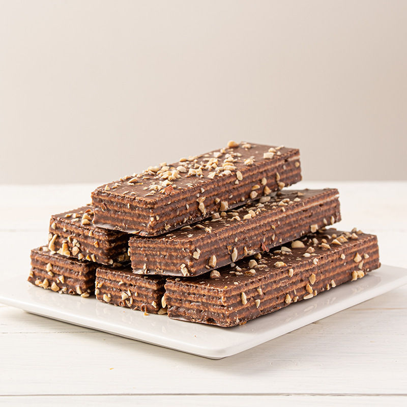 Nut Energy Wafer Biscuits Peanut Chocolate Sandwich Snacks Breakfast Whole Box Pastry Wholesale Generation