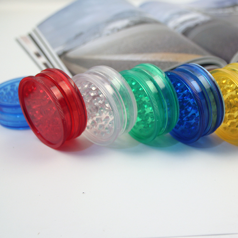 Пластиковая магнитная мельница для сигарет 60мм, портативная, в коробке, прямая продажа от производителя