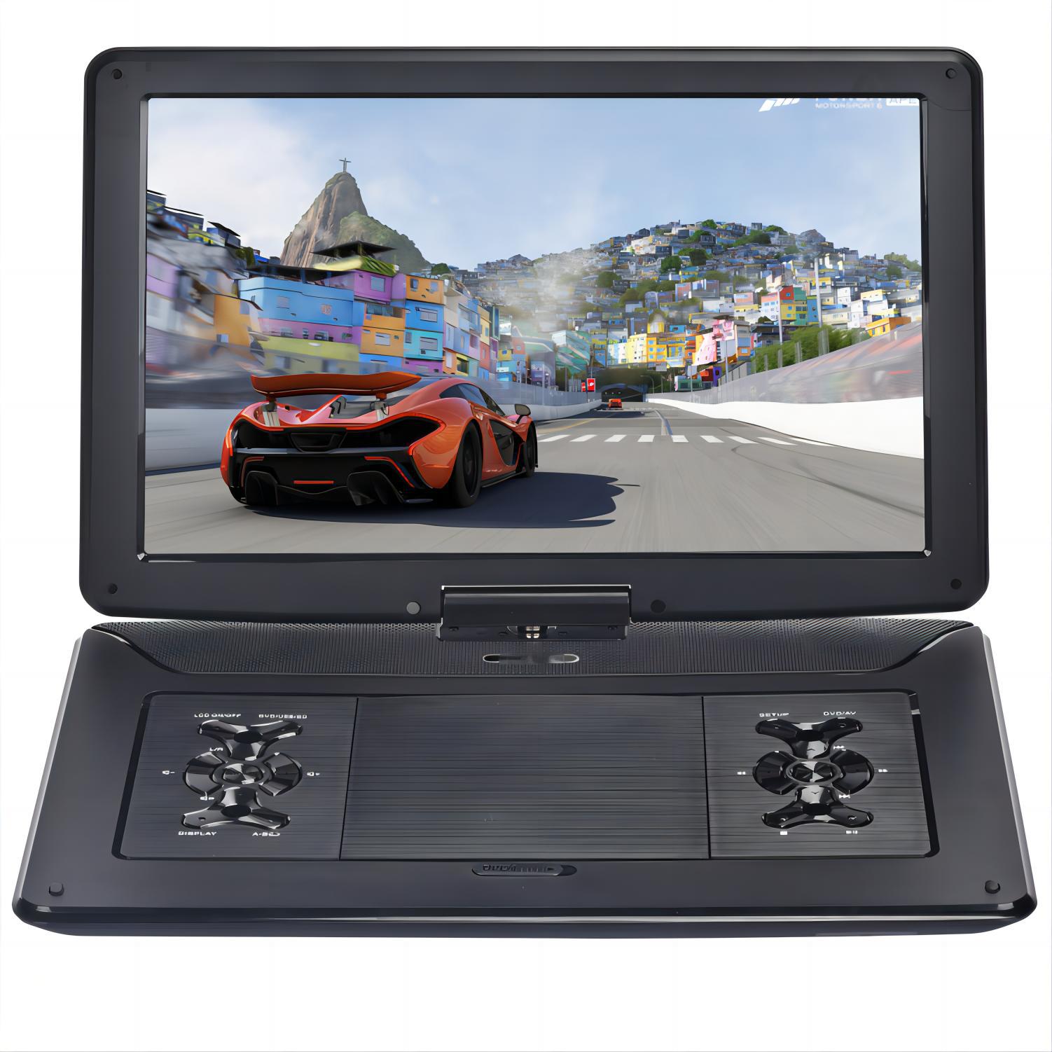 English large screen 22 inch HD mobile portable DVD player CD player portable dvd player