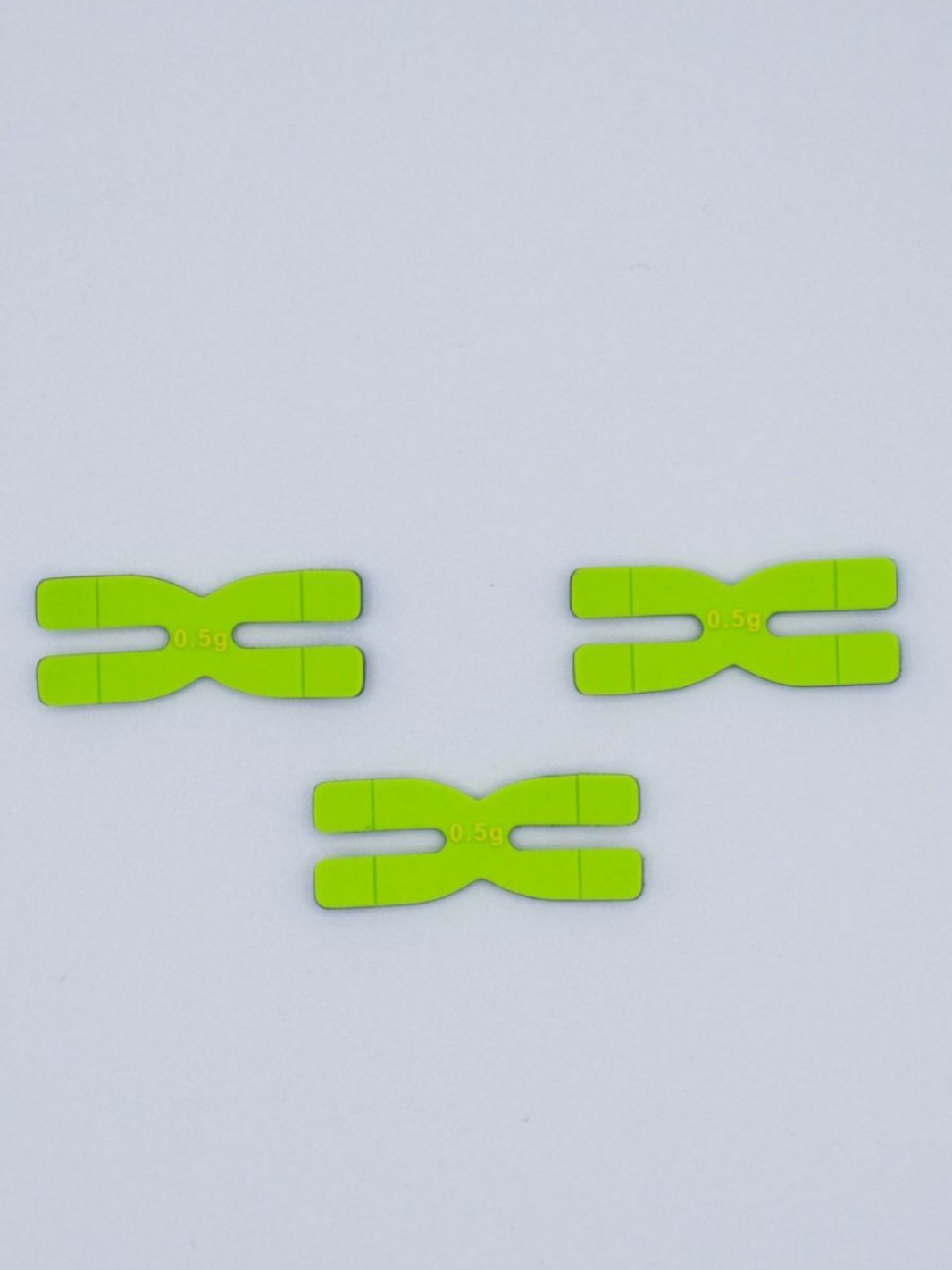 Feather Racket Weighted Piece Feather Racket Balance Piece H-Shaped Industrial Type 0.5g Silicone Racket Head Adjustment Non-Lead