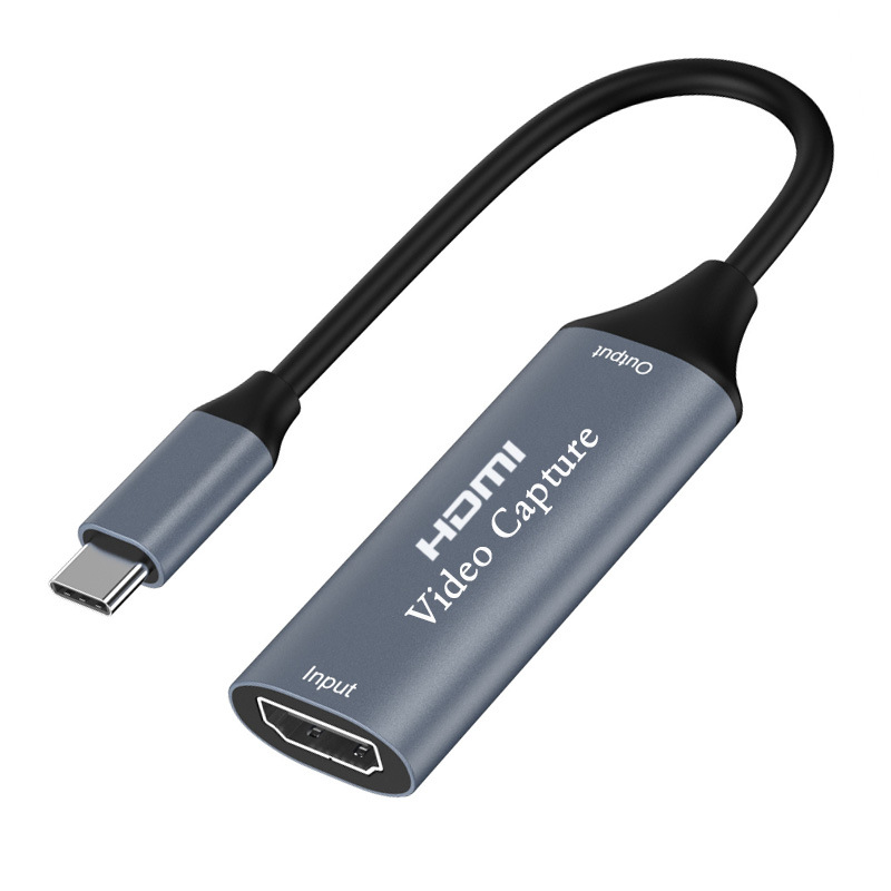 Usb-C to Hdtv Video Capture Card Type-C Usb1080P Hd 4K Game Live Streaming Video Grabber