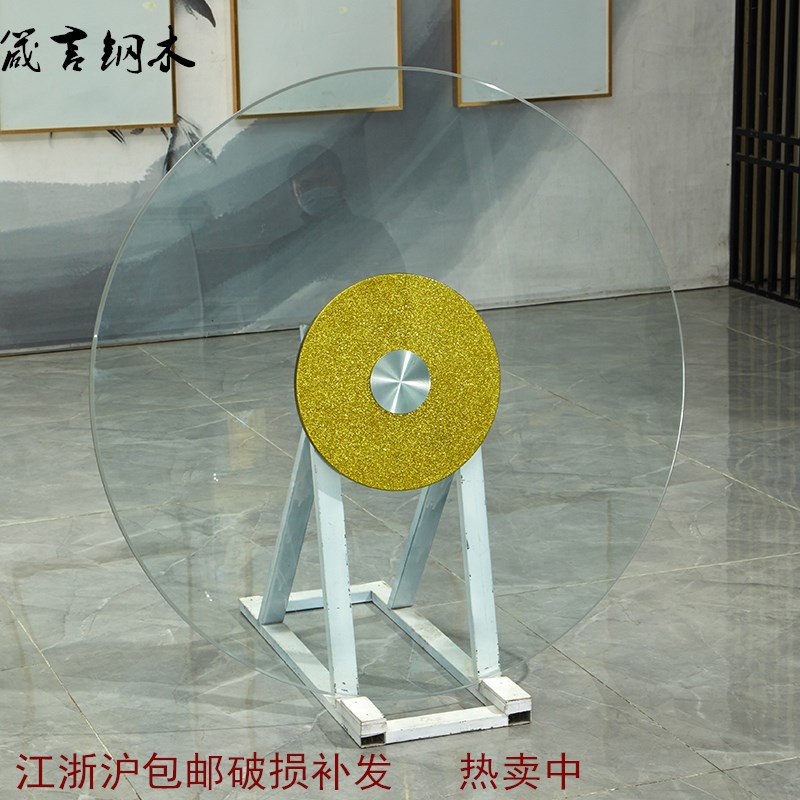 Закаленное стекло столовая круглая вращающаяся платформа основание поворотного стола гостиничный большой круглый взрывозащищенный