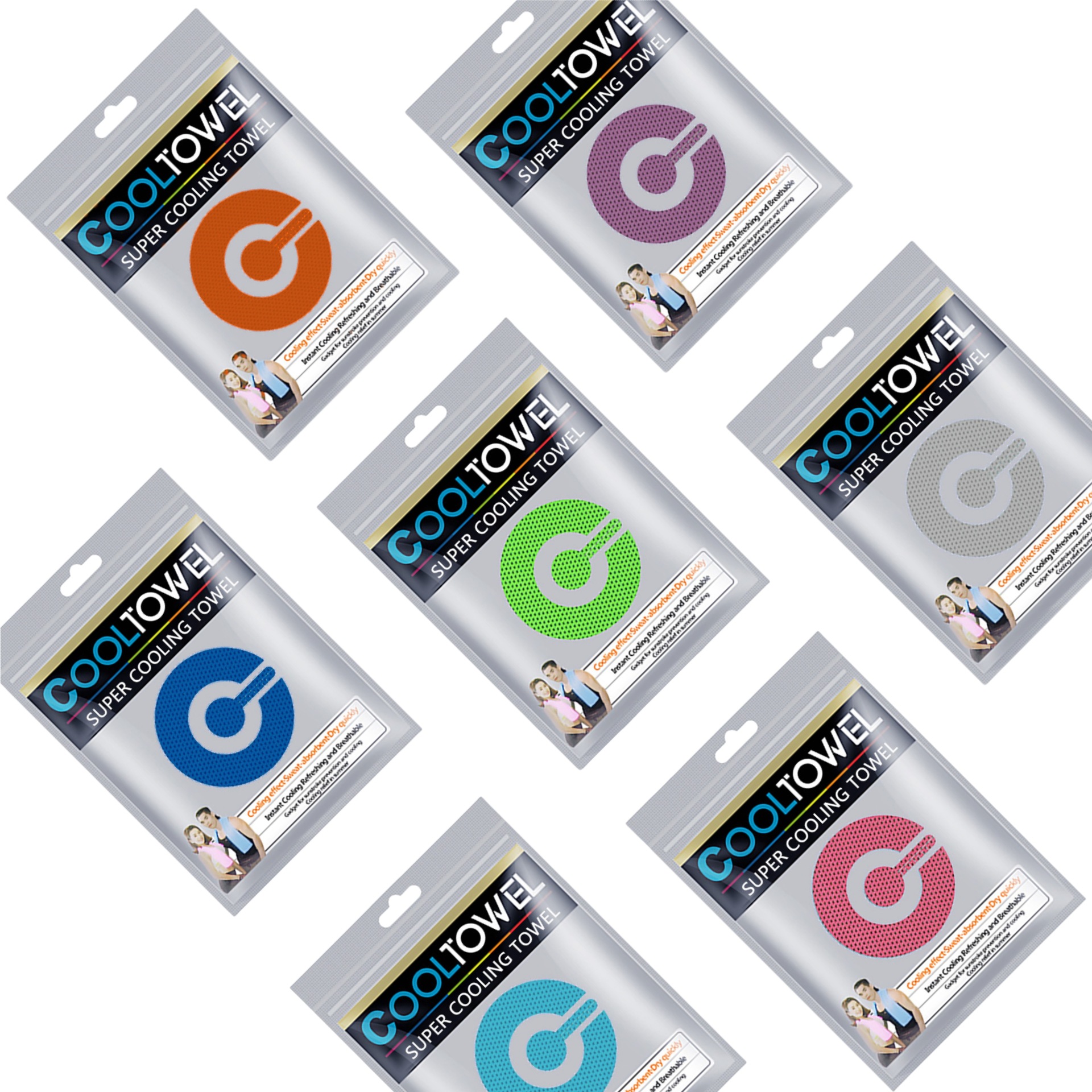 Полотенце с холодным ощущением, кастомизируемое