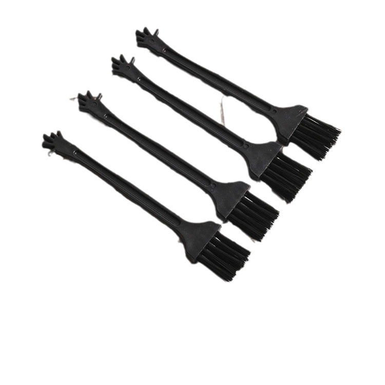 Factory Direct sales five finger keyboard brush plastic brush micro particle dust brush computer digital cleaning brush wholesale