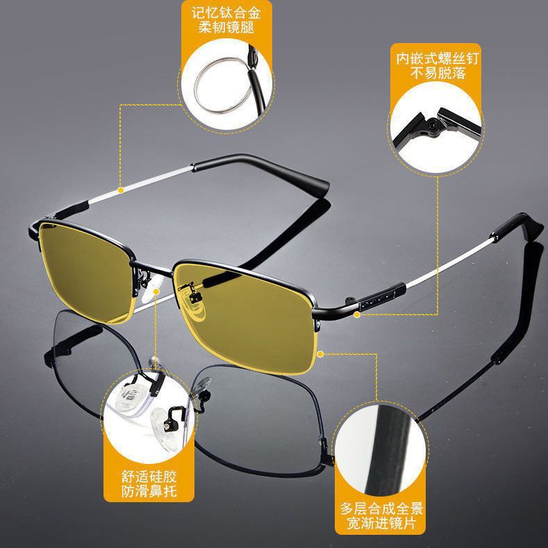 High Beam Night Vision Light Anti-Glare High-Definition Ultra-Light Glasses for Myopia 2025 New Anti-Glare Special Business Driving