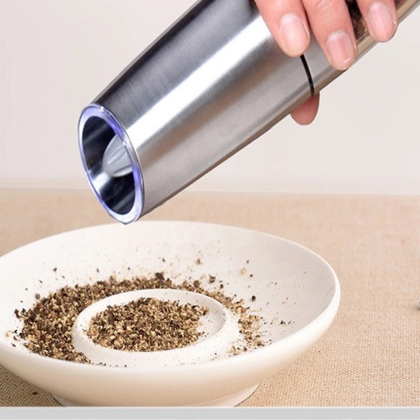 Gravity Sensing Grinder Cross-Border Gravity Sensing Mini Smart Salt and Pepper Grinder Electric Grinder Pepper