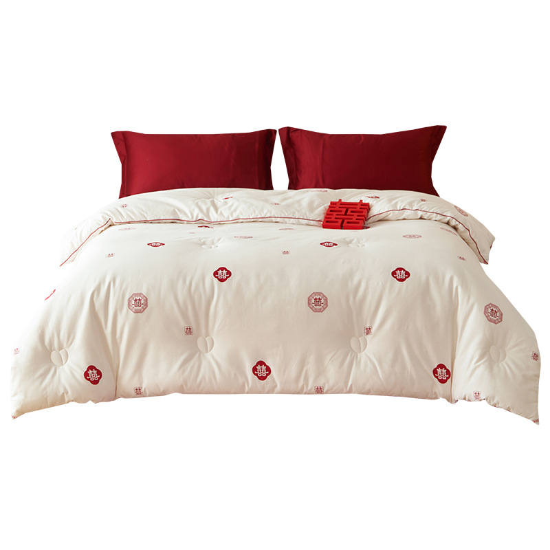 New Class a Cotton Twill 30% Soybean Quilt Wedding Quilt Core Winter Quilt Spring & Fall Quilt Gift Quilt Wholesale