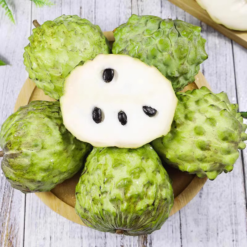 Milk Pineapple, Soursop, Fresh Fruit for Pregnant Women, Loquat, Guava, Buddha's Head Fruit, Soursop Fruit, Sf Express