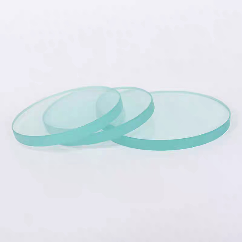 Factory Direct Sales Tempered Sight Glass Glass Sheet High Temperature Resistant Disc Observation Sight Glass Flange Sight Glass 60-75mm