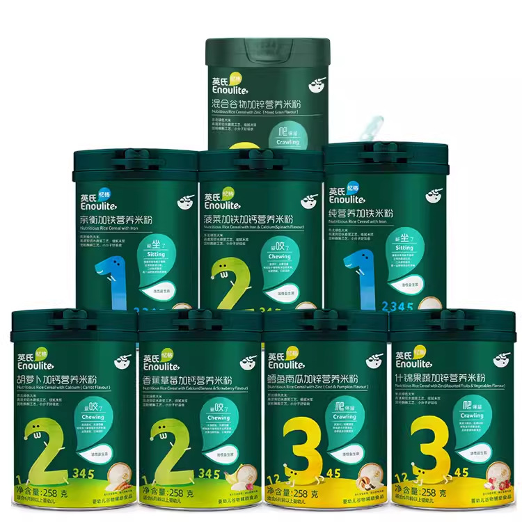 Рисовая мука Yingshi для малышей, рисовая паста, добавка к детскому питанию, рисовая мука с высоким содержанием железа, 258г