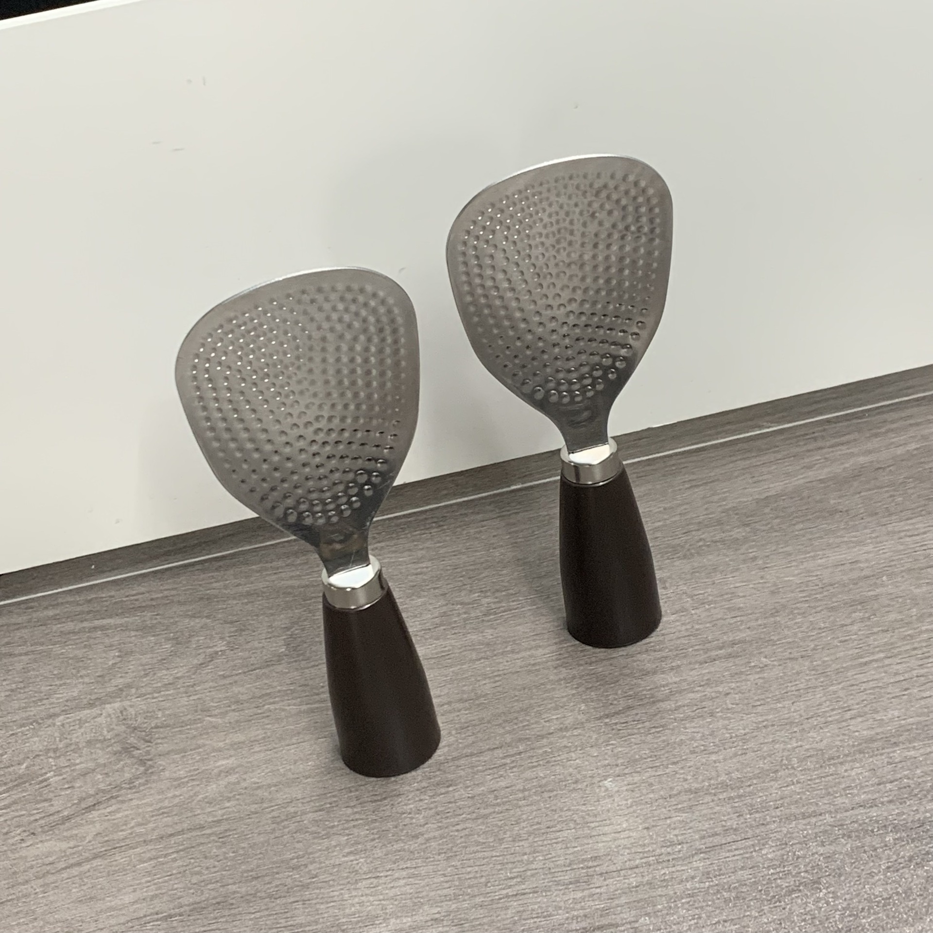 Ложка для риса с деревянной ручкой, вертикальная, толстая, устойчивая к высоким температурам, из пищевого материала