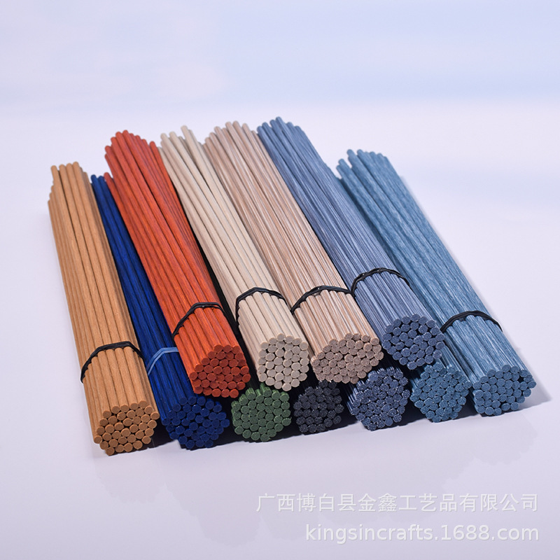 Aromatherapy Fiber Stick Free Sample Colorful Fiber Can Choose Any Size and Specifications Colorful Aromatherapy Volatile Stick Diffusion Stick