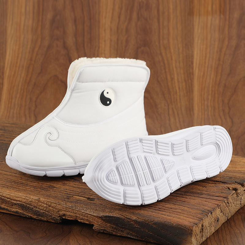 Winter Plush Cloud Hook Shoes, Cloud Hook Boots, Taoist Shoes, Warm Taoist Boots, Ten Directions Shoes, Cotton Shoes, Cotton Boots