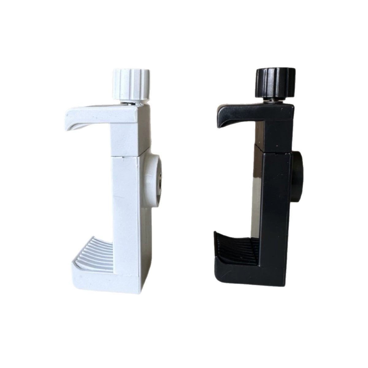 One-Word Mobile Phone Clip E-Shaped Clip 360-Degree Rotating Mobile Phone Holder Horizontal and Vertical Mobile Phone Clip Live Broadcast Bracket Clip 55-105