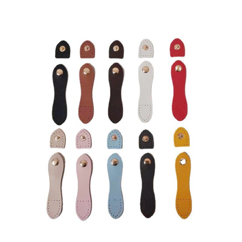 Multi-Color Leather Buckle Luggage Hardware Accessories DIY Handmade Bag Universal Leather Buckle Lock 8-Shaped Gourd-Shaped Snap Button