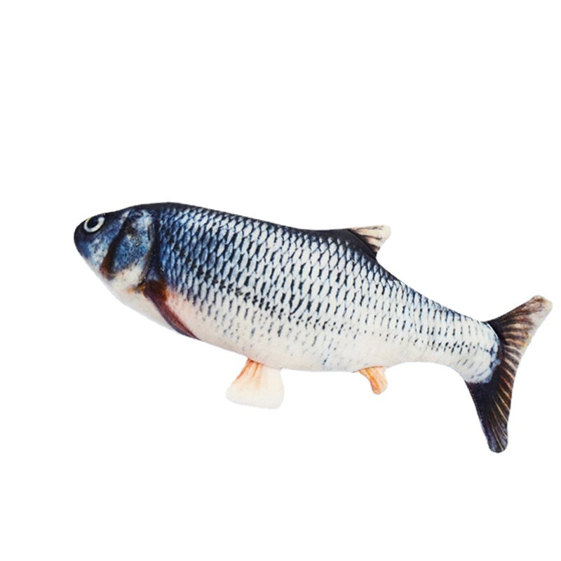 Net red simulation electric fish toy fish can move swing pat fish baby boy girl baby coax baby artifact