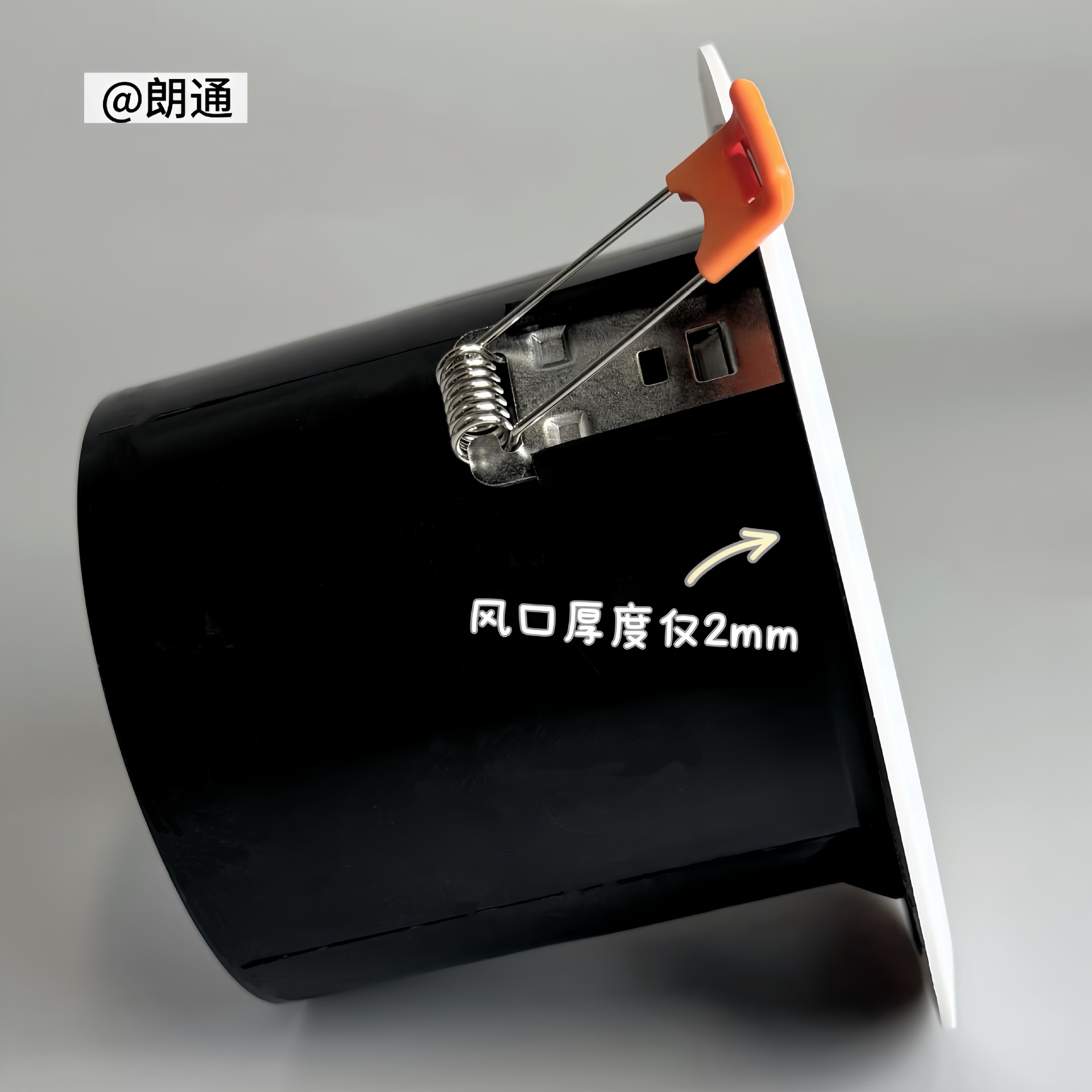 Central Air Conditioning Indoor Round Straight Louver Air Outlet Fresh Air System Ultra-Thin Decorative Cover Return Air Outlet