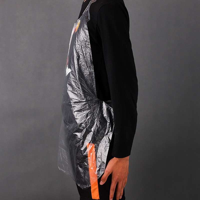 Disposable apron independent packaging plastic transparent hot pot Lobster Kitchen dining adult children dustproof oil-proof