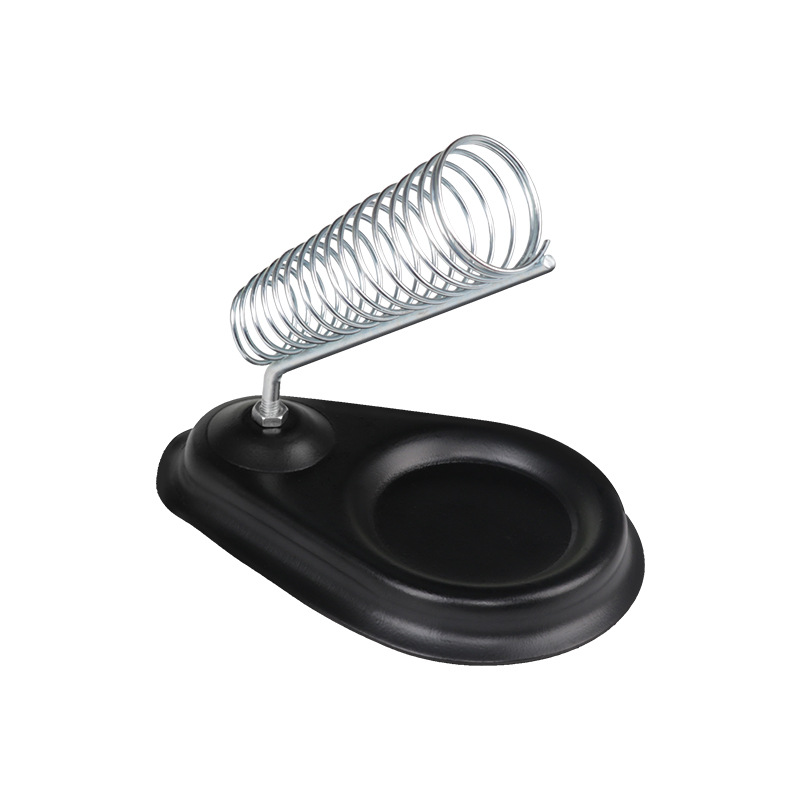 Electric soldering iron stand metal soldering iron stand luoiron welding soldering station bottom tin wire solder wire seat round soldering iron stand